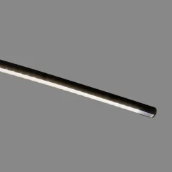Lindby Arbejdsrum/Kontor|Pendellamper > LED-gulvlampe Danua, sort, metal, højde 200 cm