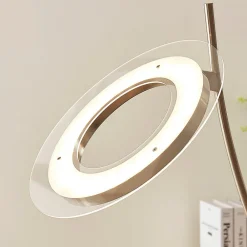 Lindby Pendellamper > LED-gulvlampe Darion, grå, metal, dæmpbar, 180 cm