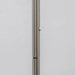 Lindby Gulvlamper|Gulvlamper > LED-gulvlampe Malea, nikkelfarvet, dæmpbar, 180 cm
