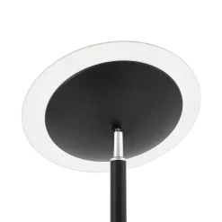 Gulvlamper|Gulvlamper ^ Lindby LED-gulvlampe Malea, sort, læselampe, dæmpbar