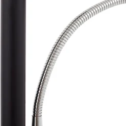 Gulvlamper|Gulvlamper ^ Lindby LED-gulvlampe Malea, sort, læselampe, dæmpbar