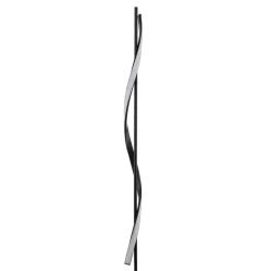 Lindby Gang|Gulvlamper > LED-gulvlampe Munja, sort, metal, dæmpbar