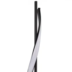 Lindby Gang|Gulvlamper > LED-gulvlampe Munja, sort, metal, dæmpbar