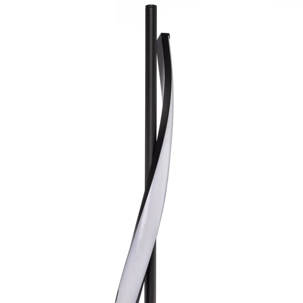Lindby Gang|Gulvlamper > LED-gulvlampe Munja, sort, metal, dæmpbar