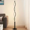 Lindby Pendellamper|Gulvlamper > LED-gulvlampe Welina, sort, 150 cm, dæmpbar