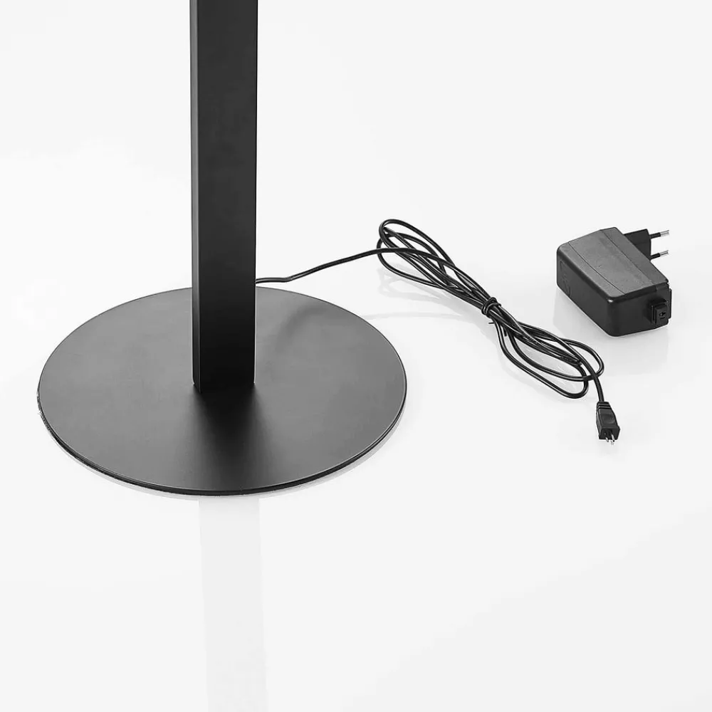 Lindby Pendellamper|Gulvlamper > LED-gulvlampe Welina, sort, 150 cm, dæmpbar