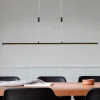 Lindby Arbejdsrum/Kontor|Pendellamper > LED-hængelampe Arneja, sort, CCT, højdejusterbar