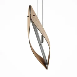 Lindby Pendellamper|Pendellamper > LED-hængelampe Beazina, eg, metal, 118 cm