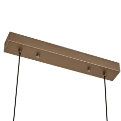 Lindby Pendellamper > LED-hængelampe Jaren, sort/brun, 100 cm, CCT