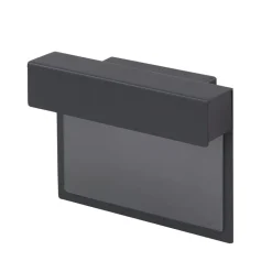 Lindby Terrassebelysning|Væglamper > LED-husnummerlampe Antal, antracit, aluminium