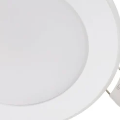 Lindby Indbygningsspots|Spotlights > LED indbygningslampe Toka, 4,9 W, hvid, plast, CCT