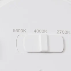 Lindby Indbygningsspots|Spotlights > LED indbygningslampe Toka, 6,5 W, hvid, plast, CCT