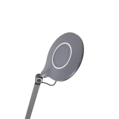 Arbejdsrum/Kontor|Bordlamper ^ Lindby LED-klemlampe Nyxaris, grå, metal, CCT, 52 cm