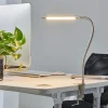 Lindby Arbejdsrum/Kontor|Bordlamper > LED-klemmelampe Lionard, 53 cm, mat nikkel, metal