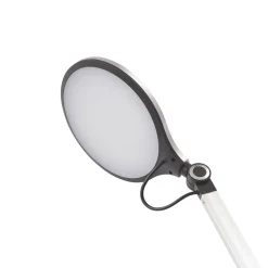 Lindby Arbejdsrum/Kontor|Bordlamper > LED-klemmelampe Nyxaris, sølv, metal, CCT, 52 cm