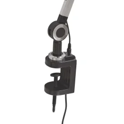 Lindby Arbejdsrum/Kontor|Bordlamper > LED-klemmelampe Nyxaris, sølv, metal, CCT, 52 cm