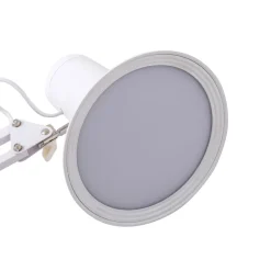 Lindby Arbejdsrum/Kontor|Bordlamper > LED-klemmelampe Undra, hvid, metal, justerbar