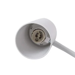 Lindby Arbejdsrum/Kontor|Bordlamper > LED-klemmelampe Undra, hvid, metal, justerbar