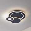 Lindby Loftlamper|Pendellamper > LED-loftlampe Briar, sort, metal, fjernbetjening
