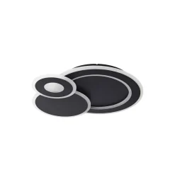 Lindby Loftlamper|Pendellamper > LED-loftlampe Briar, sort, metal, fjernbetjening