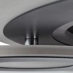 Lindby Loftlamper|Pendellamper > LED-loftlampe Briar, sort, metal, fjernbetjening
