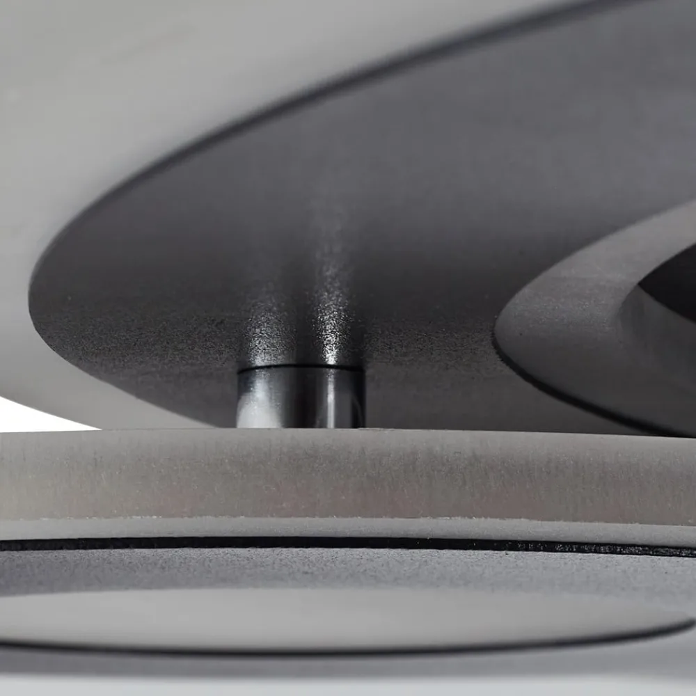 Lindby Loftlamper|Pendellamper > LED-loftlampe Briar, sort, metal, fjernbetjening