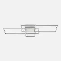 Lindby Loftlamper|Loftlamper > LED-loftlampe Caitlin, nikkel, metal, 105 cm