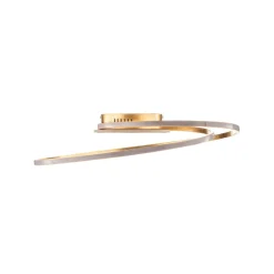 Gang|Loftlamper ^ Lindby LED-loftlampe Dorle, Ø 60 cm, guld, aluminium