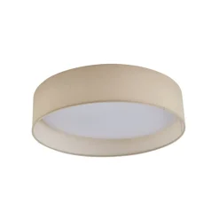 Loftlamper ^ Lindby LED-loftlampe Eilif, stof, hvid, Ø 40 cm, CCT