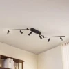 Gang|Loftlamper ^ Lindby LED-loftlampe Eldrin, 6 lyskilder, spots, sort