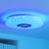 Lindby Loftlamper|Pendellamper > LED-loftlampe Elpida, højttaler, hvid, Ø 39cm