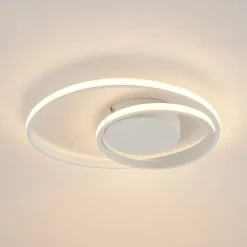 Lindby Loftlamper|Loftlamper > LED-loftlampe Emisua, hvid, CCT, dæmpbar