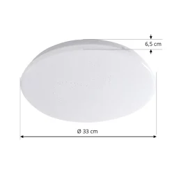 Lindby Gang|Loftlamper > LED-loftlampe Eovi, Ø 33 cm, hvid, 4.000 K