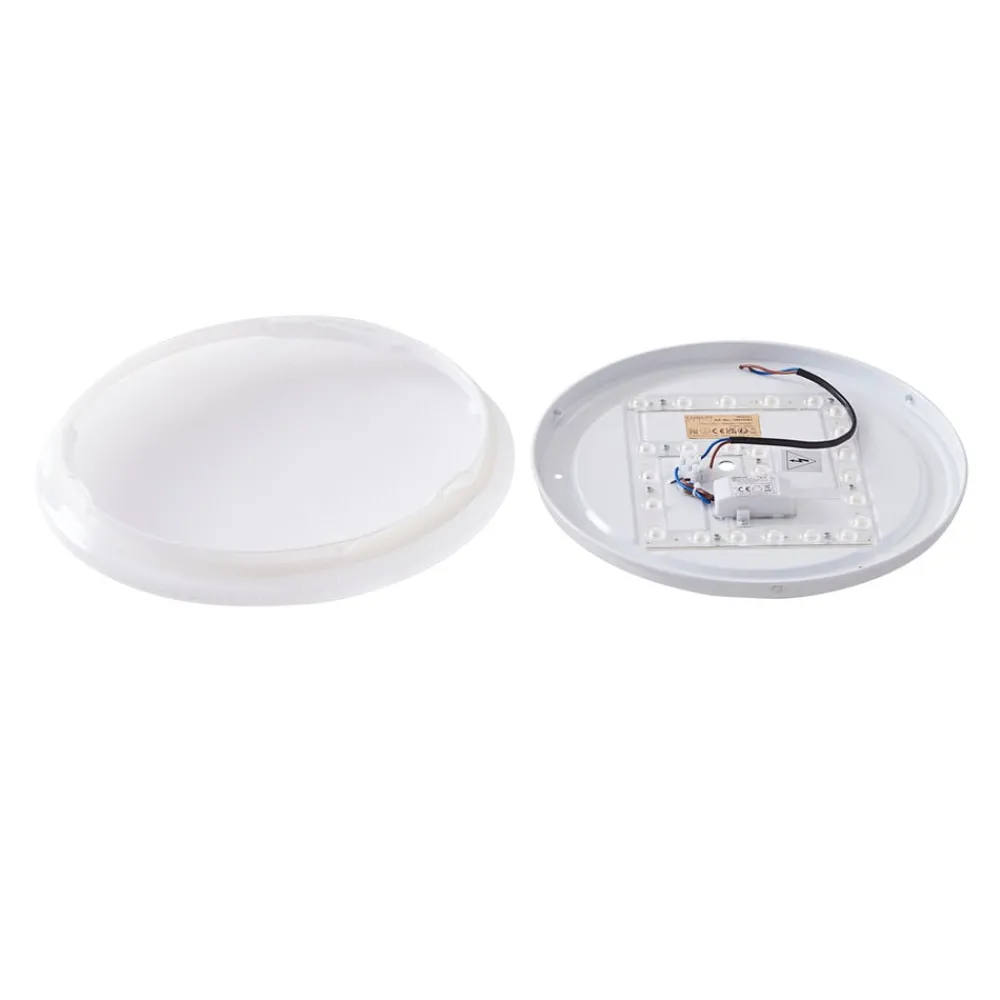 Lindby Gang|Loftlamper > LED-loftlampe Eovi, Ø 33 cm, hvid, 4.000 K