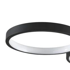 Lindby Loftlamper|Pendellamper > LED-loftlampe Evengeline, sort, aluminium, 88 cm