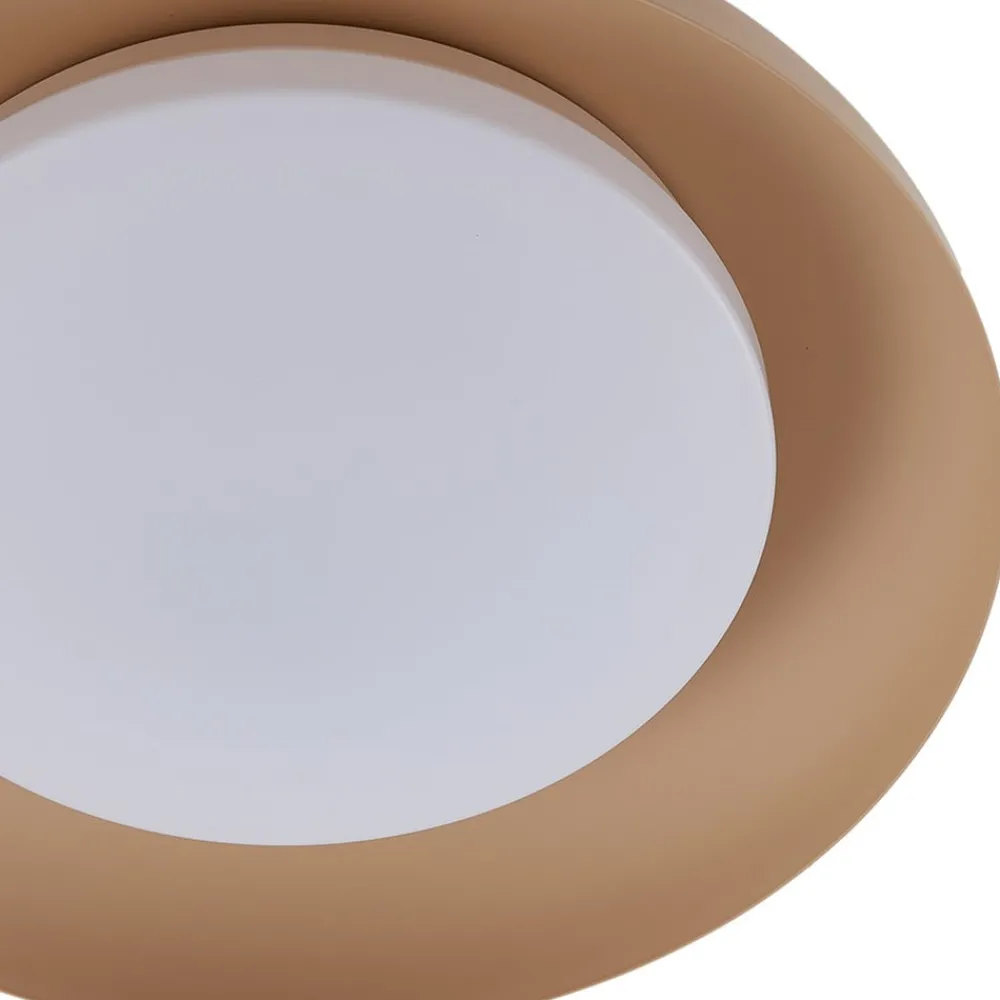 Lindby Gang|Loftlamper > LED-loftlampe Florie, beige, metal, Ø 40 cm