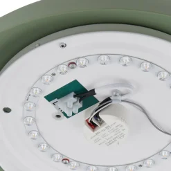 Lindby Gang|Loftlamper > LED-loftlampe Florie, grøn, metal, Ø 40 cm