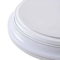 Lindby Gang|Loftlamper > LED-loftlampe Furgo, sølv/hvid, plast, IP44