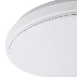 Lindby Gang|Loftlamper > LED-loftlampe Glamo, Ø 39 cm, krom, hvid, IP44