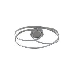 Gang|Loftlamper ^ Lindby LED-loftlampe Joline, Ø 60 cm, nikkelfarvet, metal