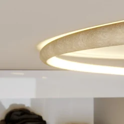 Lindby Gang|Loftlamper > LED-loftlampe Joline, Ø 45 cm, guldfarvet, metal