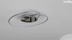 Lindby Gang|Loftlamper > LED-loftlampe Joline, Ø 46 cm, kromfarvet, metal