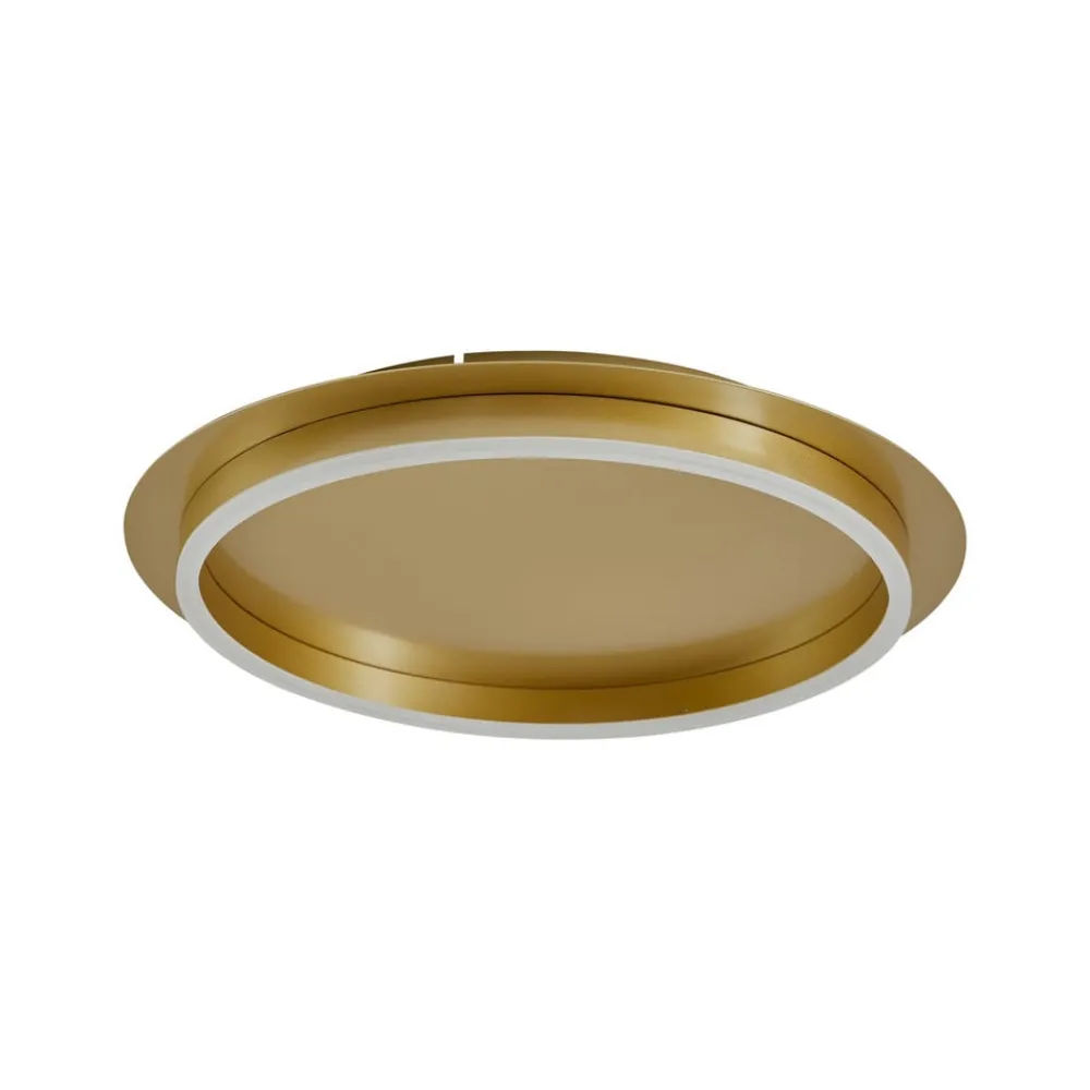 Lindby Gang|Loftlamper > LED-loftlampe Kunis, guld, plast, Ø 46 cm