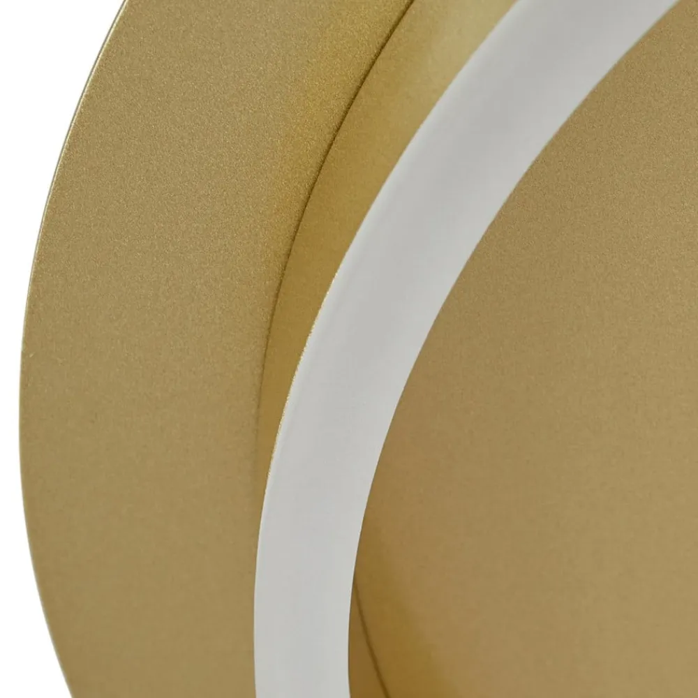 Lindby Gang|Loftlamper > LED-loftlampe Kunis, guld, plast, Ø 46 cm