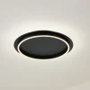 Lindby Gang|Loftlamper > LED-loftlampe Kunis, sort, plast, Ø 46 cm