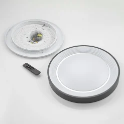 Lindby Gang|Loftlamper > LED-loftlampe Lindum, RGB, CCT, fjernbetjening, dæmpbar