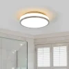 Loftlamper ^ Lindby LED-loftlampe Lyss, Ø 28 cm, kromfarvet, IP44