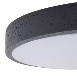 Lindby Loftlamper|Loftlamper > LED-loftlampe Manala, betongrå, RGB, CCT, fjernbetjening