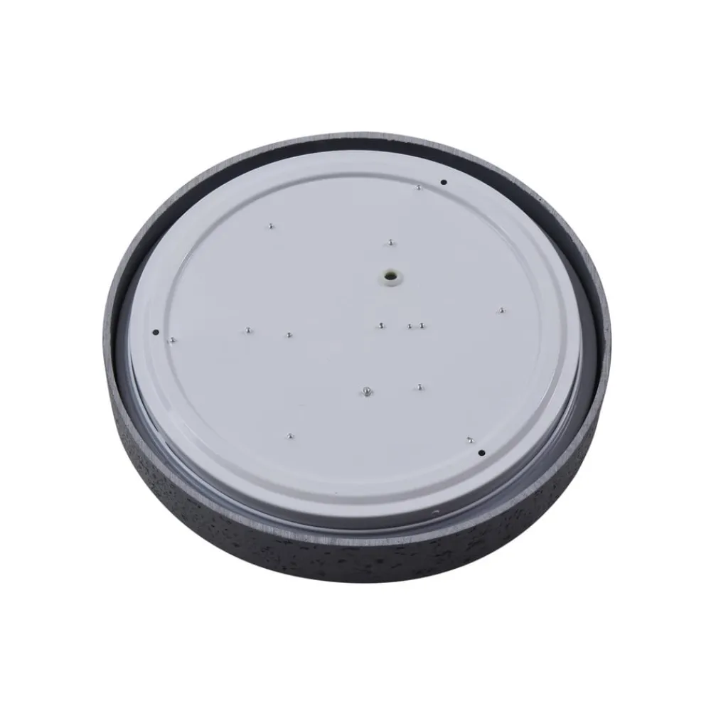 Lindby Loftlamper|Loftlamper > LED-loftlampe Manala, betongrå, RGB, CCT, fjernbetjening
