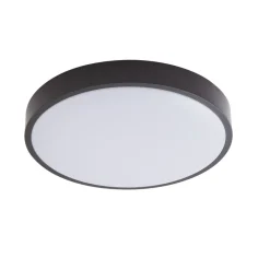 Lindby Gang|Loftlamper > LED-loftlampe Medon, Ø 38 cm, sort, IP44, metal